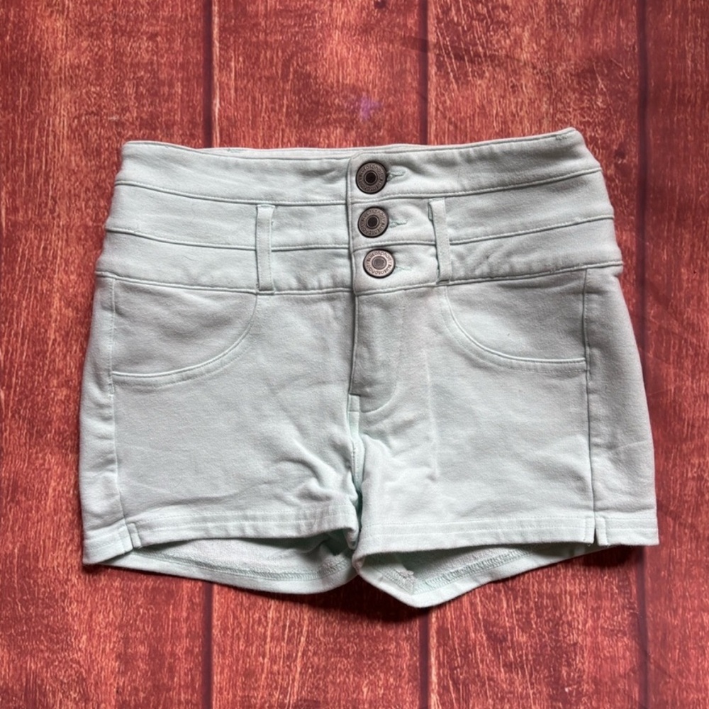 Stylish Women's Mint Green Shorts